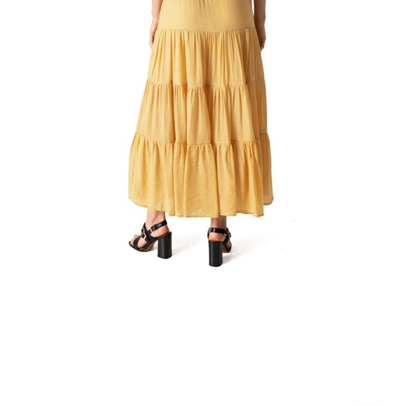HYFVE Long Yellow Skirt - Picture 5 of 7